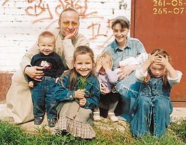 Иван Охлобыстин и его семья